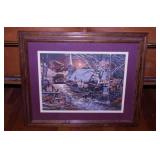 Lighted Snowfire Park print by Aaron Faulkner,