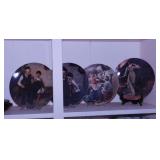 Norman Rockwell plates & more on easels