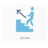 The following items are upstairs