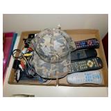 Charging cords - Vintage cell phones - Remote