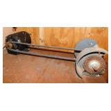 Wizard double grinder w/ external motor,