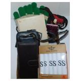 New ladies Mundi navy leather wallet - 2 pair