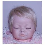 Rare 1992 Wanda Pogue realistic porcelain head,