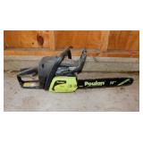Poulan 14' gas powered chainsaw, model P3314,
