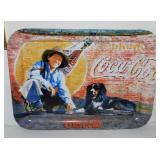 1999 A Boy And His Dog metal Coca-Cola tray -