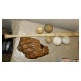 H & B Ed Mathews wooden Leaguer bat -