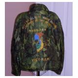Nice 1969 1970 Vietnam satin camo tour jacket