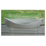 Fenton milk glass canoe celery boat yacht,