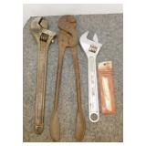 12" & 15" adjustable wrenches - Vintage bolt