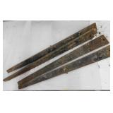 4 bolt on fork truck forks for tractor buckets