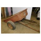 Wheel Horse garden yard tractor wagon, 28" x 48"