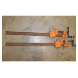Pair of Jorgensen bar clamps