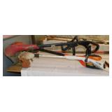 3 weed trimmers: Stihl - Toro - Black & Decker