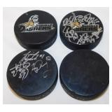 Signed Danville Illinois Dasher ice hockey pucks