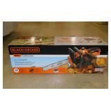 New Black & Decker cordless 12" chainsaw in box