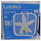 New Lasko 3 speed box fan in sealed box