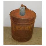 Metal 5 gallon gas can