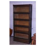 Antique Macey 910 tiger oak 5 stack barrister