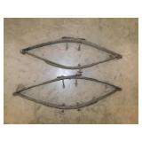 Antique buckboard wagon seat springs