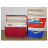 3 Coleman & Igloo lunch coolers