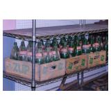 3 vintage Tom Joyce 7up wooden bottle crates - 54