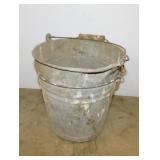 2 metal water buckets