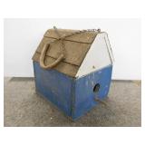 Primitive bird house, 11" x 13" x 14"