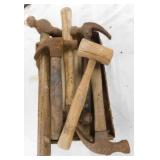 5 hammers & 1 rawhide mallet for leather work