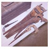 6 small hand saws