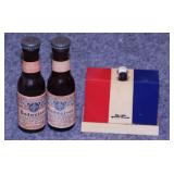 Vintage S&P salt & pepper shakers: Budweiser Beer