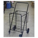 Nice folding rolling market shopping cart,