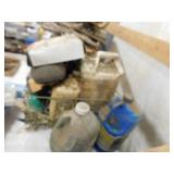 Wire carrier basket w/ garage consumables