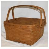 1985 Longaberger 2 pie basket w/ riser