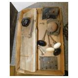 Antique door knob hardware & locks