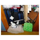 Luggage set - TV trays - Electric blanket -