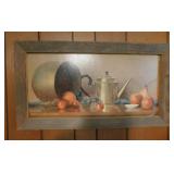 Robert Douglas Hunter still life print in barnwood