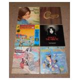 Vintage vinyl LP record albums