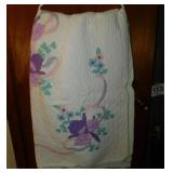 Hand appliqued quilt