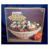 1980's Pyrex Fireside Naturals 4 qt. glass bowl &