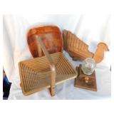Wooden dï¿½cor & kitchen items
