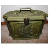 Mid Century Max Klein molded avocado hard plastic