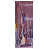 Long handled tools: Brooms - Shovels - Rakes -