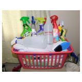 Cleaning supplies - Spray bottles - Rags