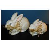 Easter dï¿½cor: Wreath, rabbit figurines & more