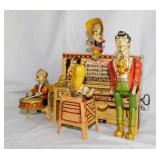 1945 Li'l Abner DogPatch Band tin litho wind-up