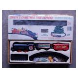 Vintage Santa's Christmas Tree Express railroad