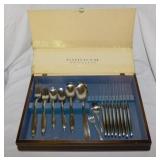 Gorham stainless flatware in chest - Baby spoon &