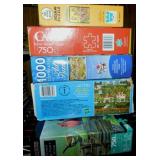 5 jigsaw puzzles - Cats, birds & more