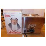 Sunbeam Oskar Jr. food chopper in box w/ manual -