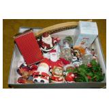 Box full of Christmas: Santas, snowmen & more